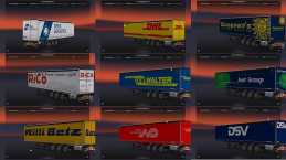 INTERNATIONAL TRAILERS SKIN PACK 1.20 AND 1.21 ETS2 MOD