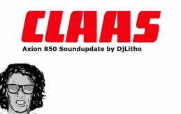 CLAAS AXION 850 SOUND UPDATE V2.0 MOD