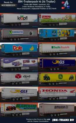 JBK-TRAILERPACK 16 (16 TRAILER)