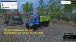 UNIMOG U400 WB 1.2 WITH PORTALKRAN