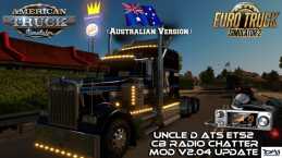 UNCLE D ETS2 ATS CB RADIO CHATTER MOD (AUSTRALIAN VERSION) V2.04
