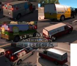 UTILITY VEHICLES (VANS) WITH SKINS COMPANIES IN THE SCS TRAFFIC