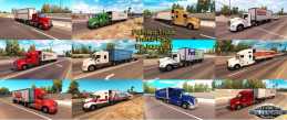 PAINTED TRUCK AND TRAILERS TRAFFIC PACK BY JAZZYCAT V1.0.1