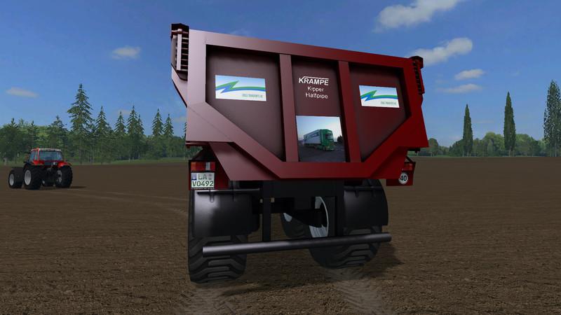 KRAMPE DUMPER WITH ZINGG TRANSPORTE LOGO V0.1 | Farming Simulator 2015 ...