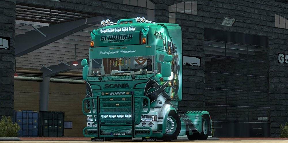 Greenfighter Rjl Skin Cars Bus Euro Truck Simulator 2 Modsking